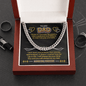 To My Dad Cuban Link Chain, To My Dad Gift, Dad Gifts from Daughter, Dad Gifts, Thank You Dad Gift, Father Necklace, Father's Day Gifts - Beauty Belliss