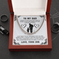 To My Dad Cuban Link Chain, To My Dad Gift, Dad Gifts from Daughter, Dad Gifts, Thank You Dad Gift, Father Necklace, Father's Day Gifts for Dad from Daughter - Son, Gift From Son, Papa Gift, Father's Day Jewelry, Necklace For Dad, Father's Day Necklace - Beauty Belliss