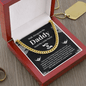 To my Daddy Cuban Link Chain for new or dad of young kids - Beauty Belliss