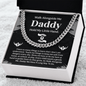 To my Daddy Cuban Link Chain for new or dad of young kids - Beauty Belliss