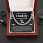 To my Daddy Cuban Link Chain for new or dad of young kids - Beauty Belliss