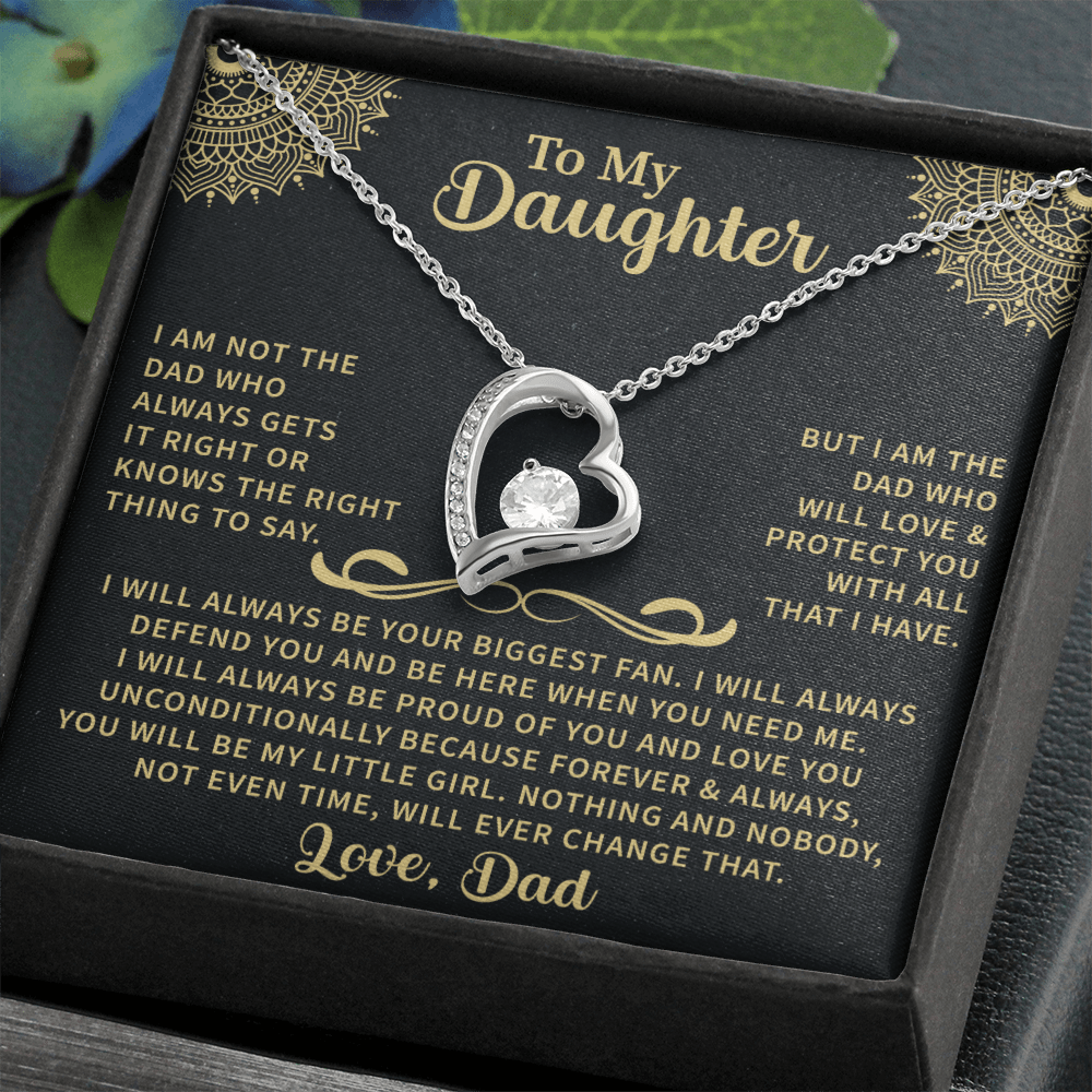 To my Daughter Forever Love Necklace - Beauty Belliss