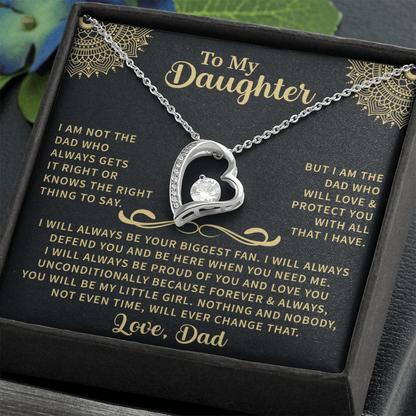 To my Daughter Forever Love Necklace - Beauty Belliss