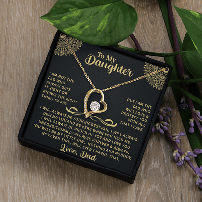 To my Daughter Forever Love Necklace - Beauty Belliss