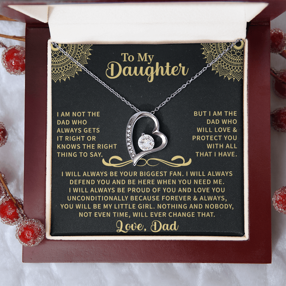 To my Daughter Forever Love Necklace - Beauty Belliss