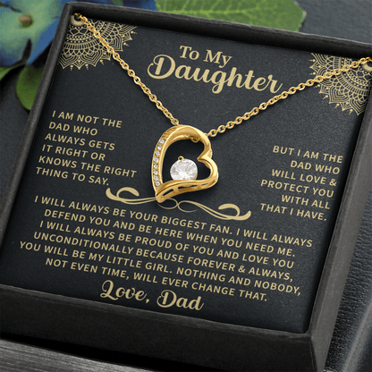 To my Daughter Forever Love Necklace - Beauty Belliss