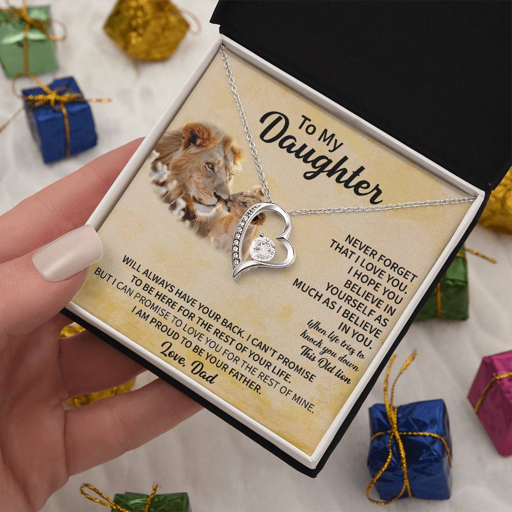 To my Daughter Forever Love Necklace - Gifts for Daughter - Beauty Belliss