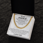 To my fiancé necklace - Necklace For Boyfriend Cuban Link Chain – My Life, My Love, My Bestfriend - Beauty Belliss