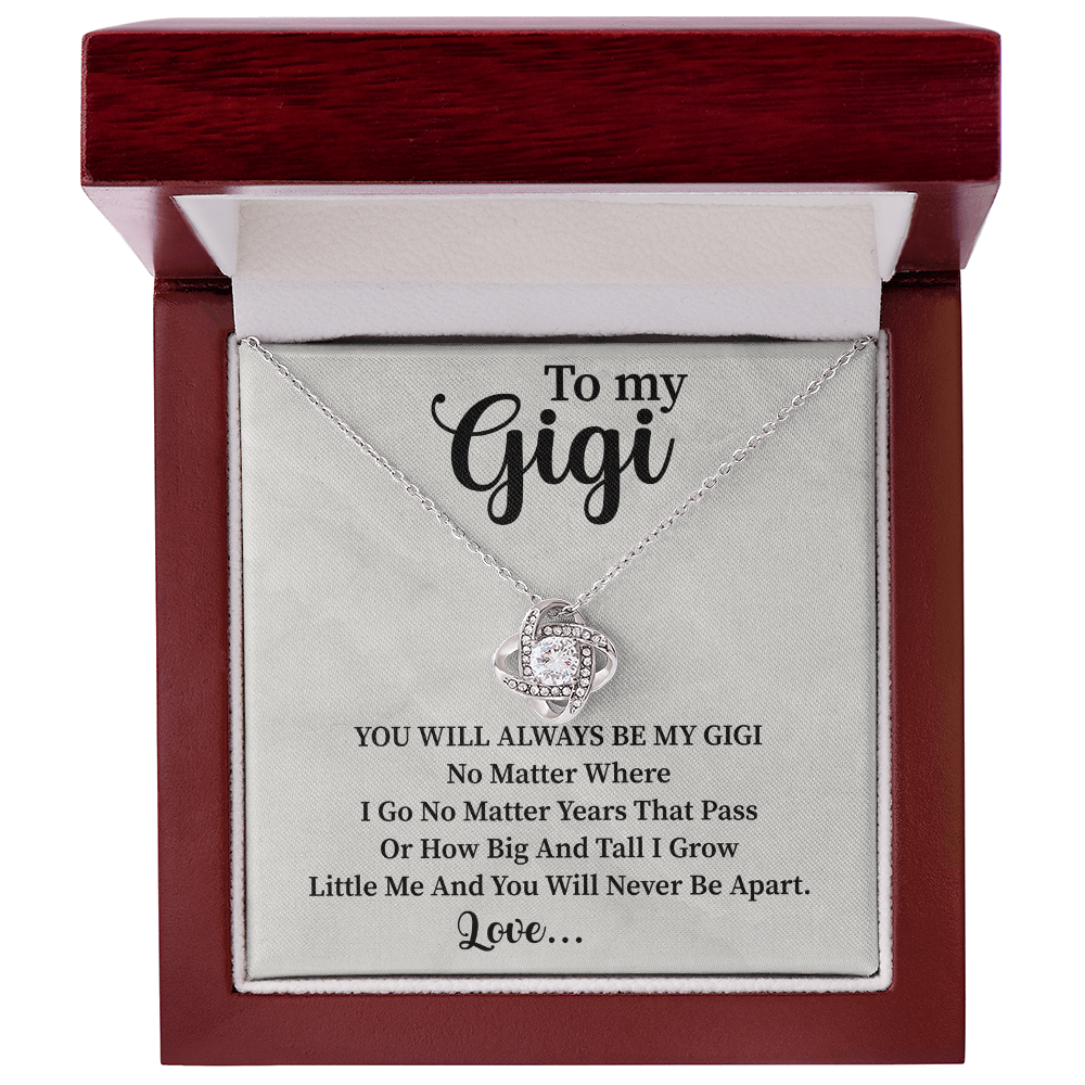 To my Gigi Love Knot Necklace - Beauty Belliss