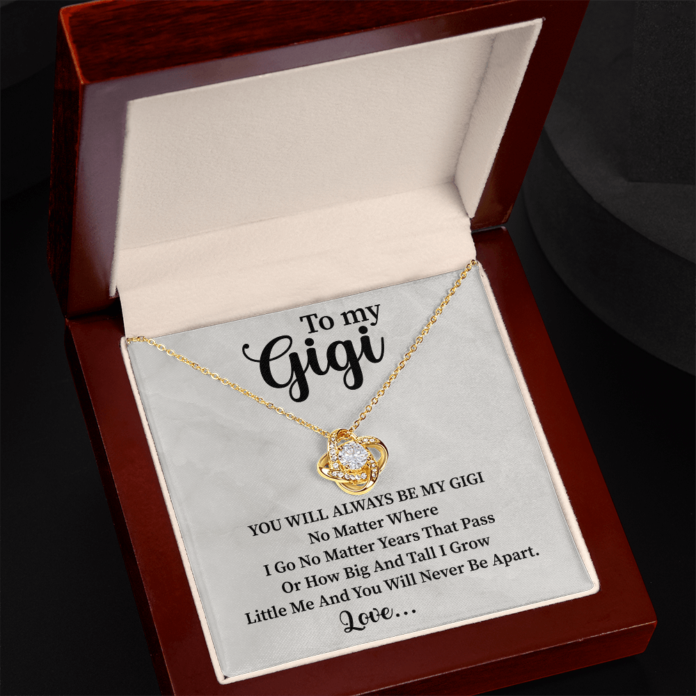 To my Gigi Love Knot Necklace - Beauty Belliss