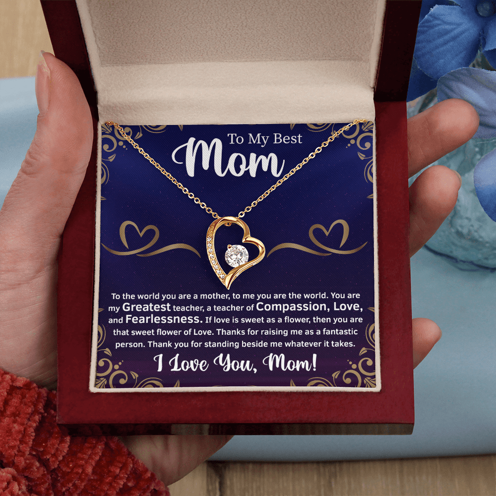 To My Mom Necklace From Son Gifts For Mom From Son - Necklace For Mother From Son, Jewelry Gifts for Mother s Day, Christmas Gift Ideas for Mom - Beauty Belliss