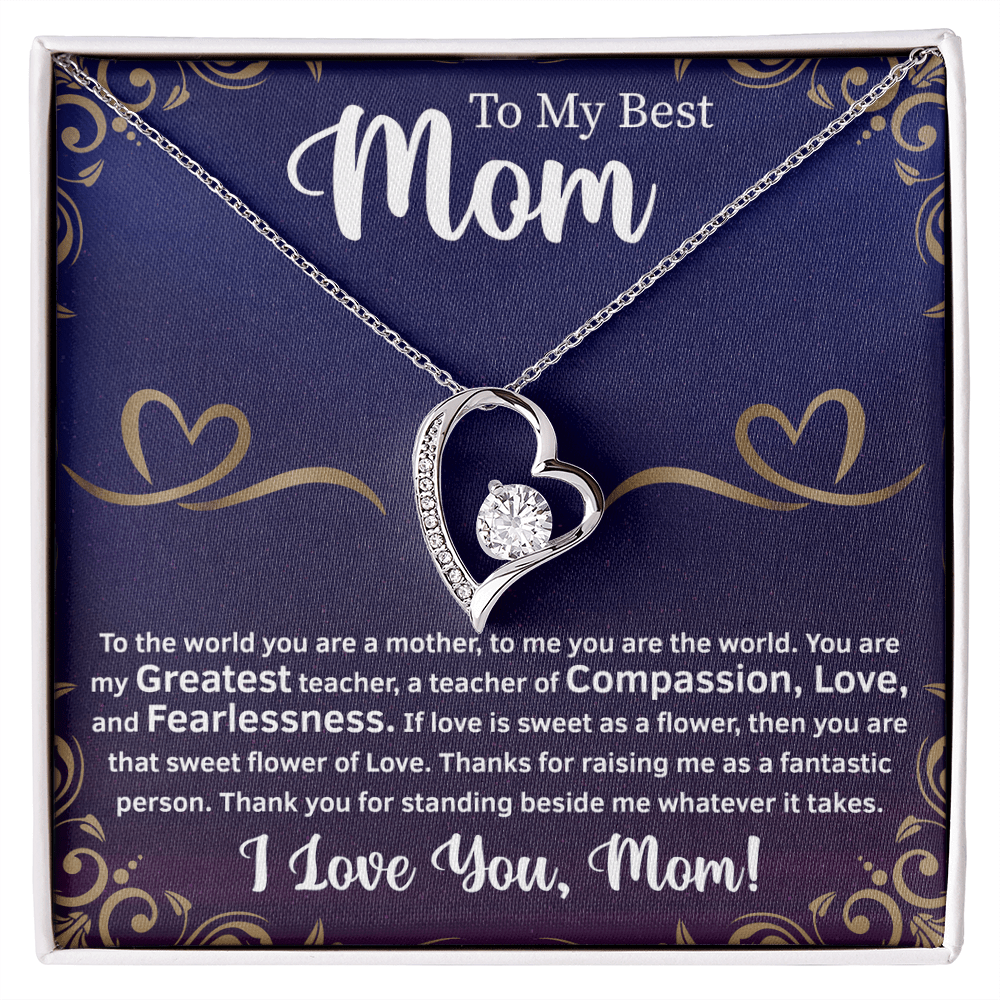 To My Mom Necklace From Son Gifts For Mom From Son - Necklace For Mother From Son, Jewelry Gifts for Mother s Day, Christmas Gift Ideas for Mom - Beauty Belliss