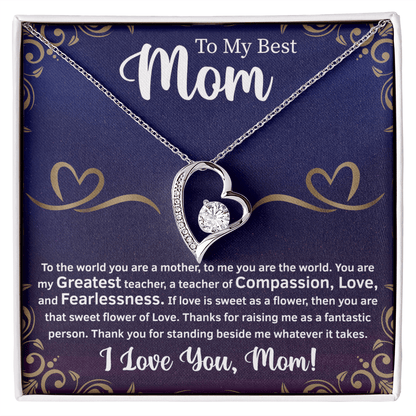 To My Mom Necklace From Son Gifts For Mom From Son - Necklace For Mother From Son, Jewelry Gifts for Mother s Day, Christmas Gift Ideas for Mom - Beauty Belliss