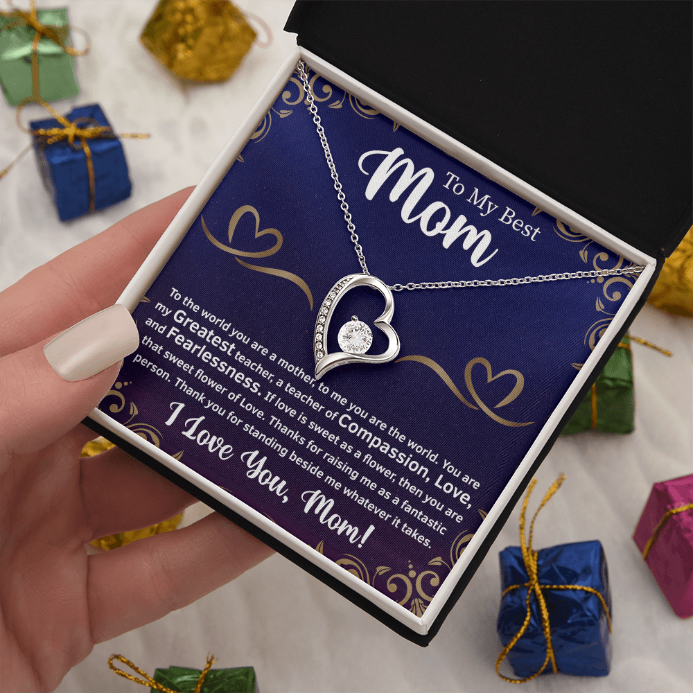 To My Mom Necklace From Son Gifts For Mom From Son - Necklace For Mother From Son, Jewelry Gifts for Mother s Day, Christmas Gift Ideas for Mom - Beauty Belliss
