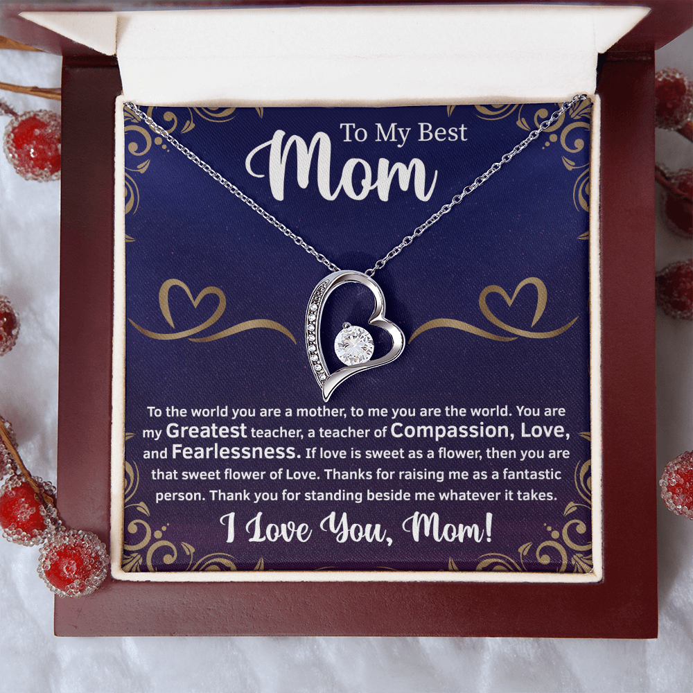 To My Mom Necklace From Son Gifts For Mom From Son - Necklace For Mother From Son, Jewelry Gifts for Mother s Day, Christmas Gift Ideas for Mom - Beauty Belliss