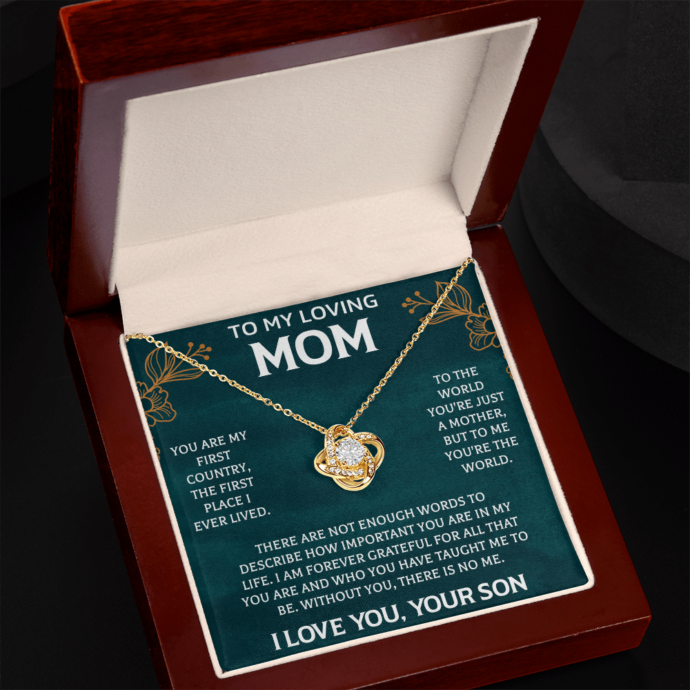 To My Mom Necklace, Mom Birthday Gift, Mother's Day Gifts from Daughter - Beauty Belliss