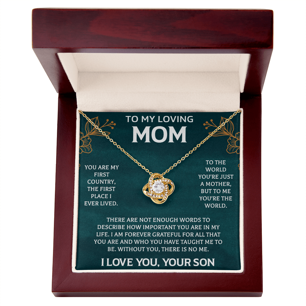 To My Mom Necklace, Mom Birthday Gift, Mother's Day Gifts from Daughter - Beauty Belliss