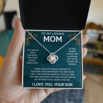 To My Mom Necklace, Mom Birthday Gift, Mother's Day Gifts from Daughter - Beauty Belliss