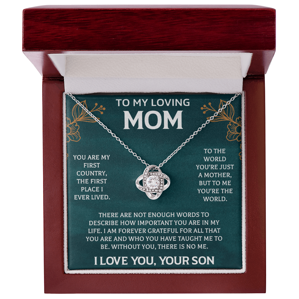 To My Mom Necklace, Mom Birthday Gift, Mother's Day Gifts from Daughter - Beauty Belliss