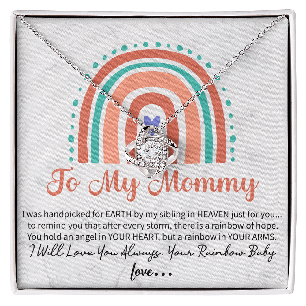 To my mommy Love Knot Necklace - Beauty Belliss