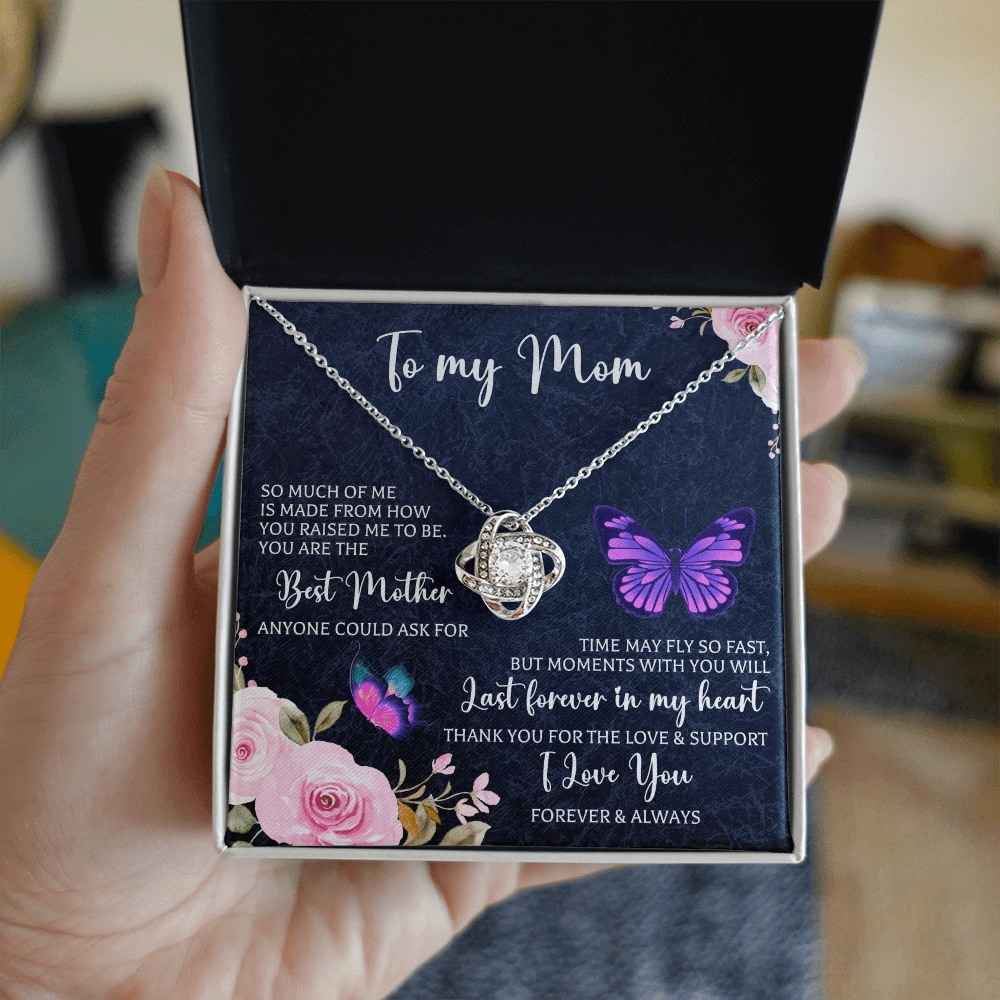 To My Mother Necklace, Mother's Day Gifts for Mom, Necklace for Mom from Son, Daughter, Birthday Gifts, Wedding Gifts for Mom - Beauty Belliss