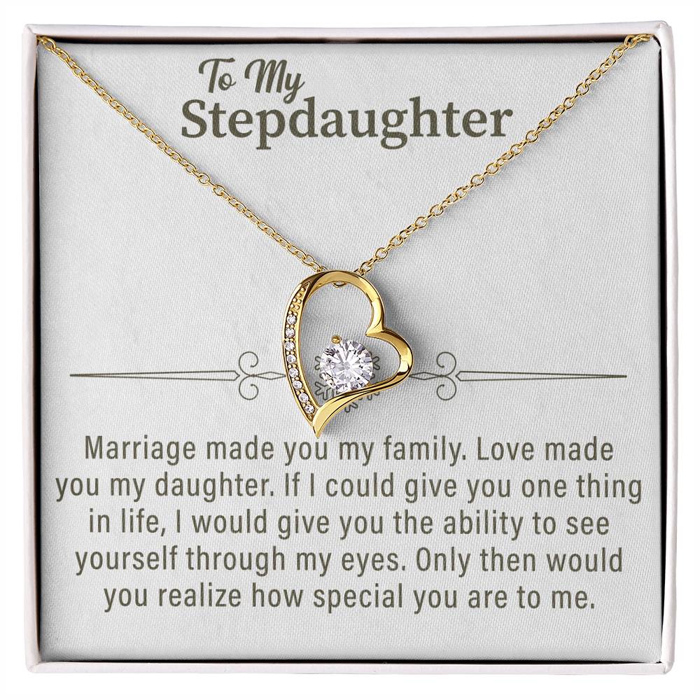 To my Stepdaughter Forever Love Necklace - Beauty Belliss