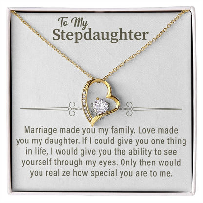 To my Stepdaughter Forever Love Necklace - Beauty Belliss