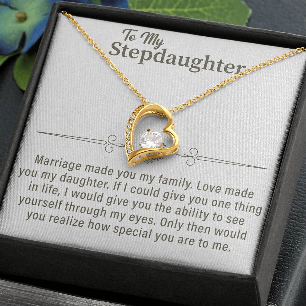 To my Stepdaughter Forever Love Necklace - Beauty Belliss
