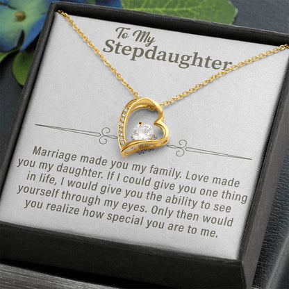 To my Stepdaughter Forever Love Necklace - Beauty Belliss