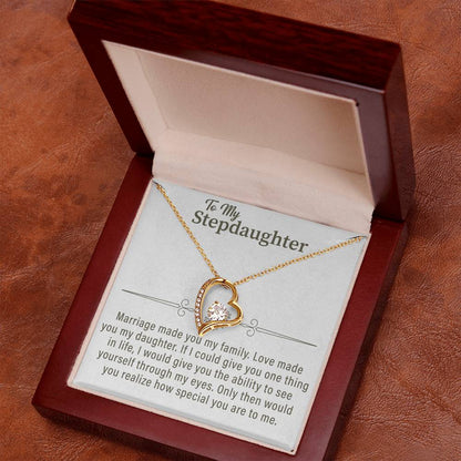 To my Stepdaughter Forever Love Necklace - Beauty Belliss