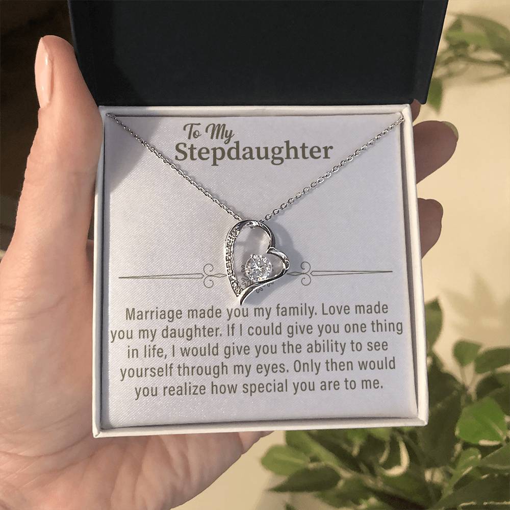 To my Stepdaughter Forever Love Necklace - Beauty Belliss