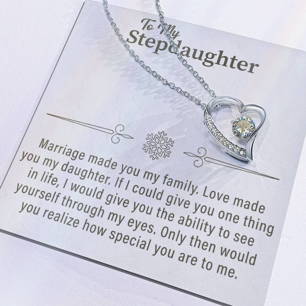 To my Stepdaughter Forever Love Necklace - Beauty Belliss