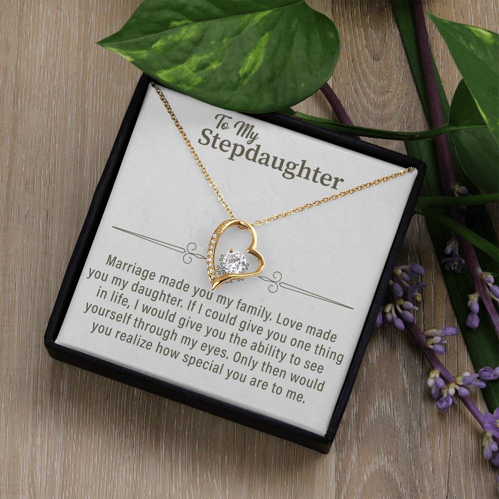 To my Stepdaughter Forever Love Necklace - Beauty Belliss