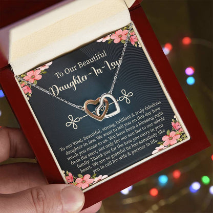To Our Daughter - In - Law Gift On Wedding Day, Future Daughter In Law Wedding Gift - Beauty Belliss