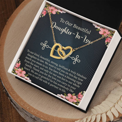 To Our Daughter - In - Law Gift On Wedding Day, Future Daughter In Law Wedding Gift - Beauty Belliss