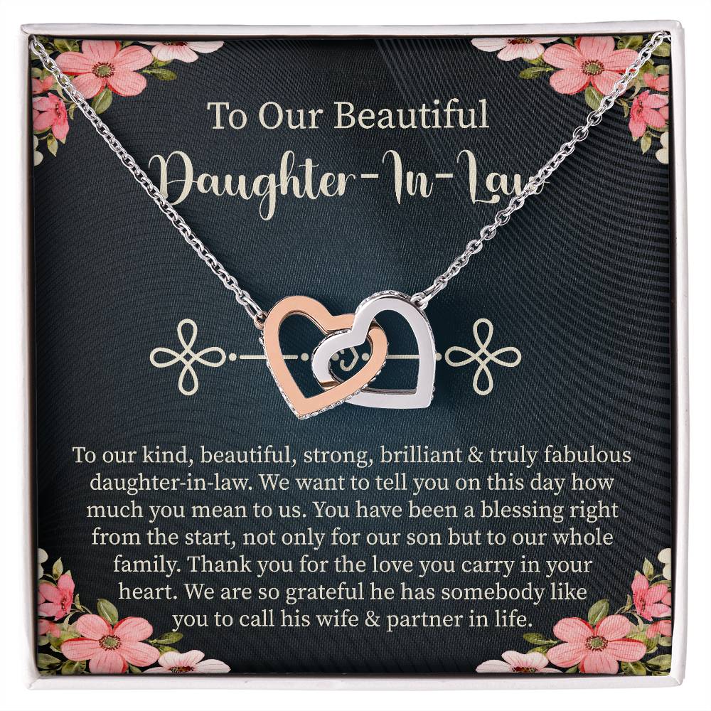 To Our Daughter - In - Law Gift On Wedding Day, Future Daughter In Law Wedding Gift - Beauty Belliss