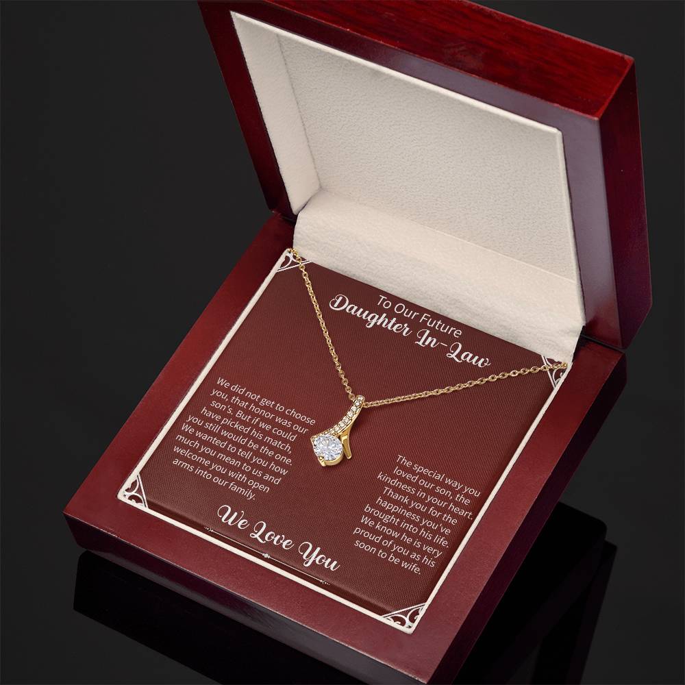 To Our Future Daughter In - Law Alluring Beauty Necklace - Beauty Belliss