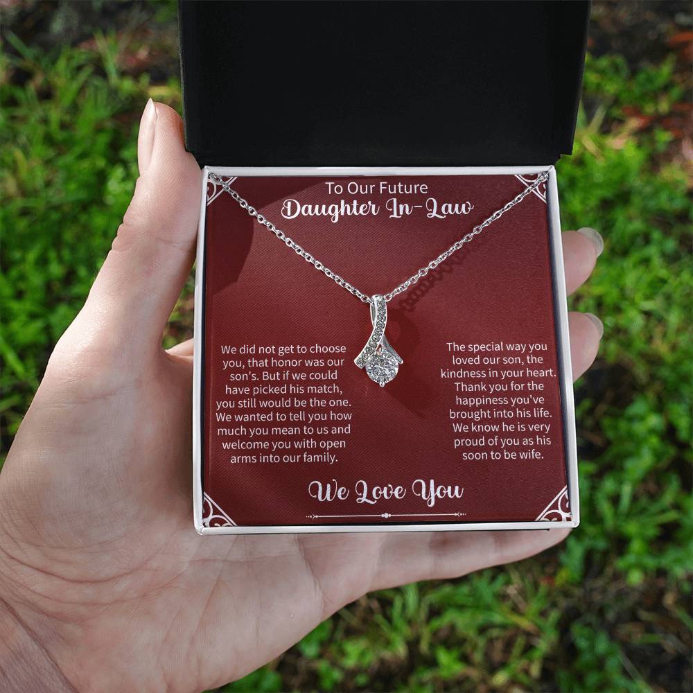 To Our Future Daughter In - Law Alluring Beauty Necklace - Beauty Belliss