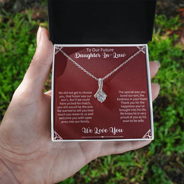 To Our Future Daughter In - Law Alluring Beauty Necklace - Beauty Belliss