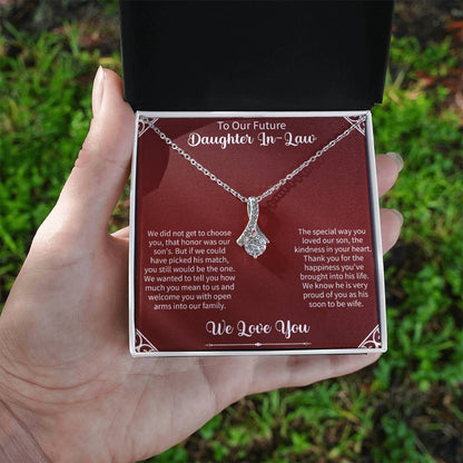 To Our Future Daughter In - Law Alluring Beauty Necklace - Beauty Belliss
