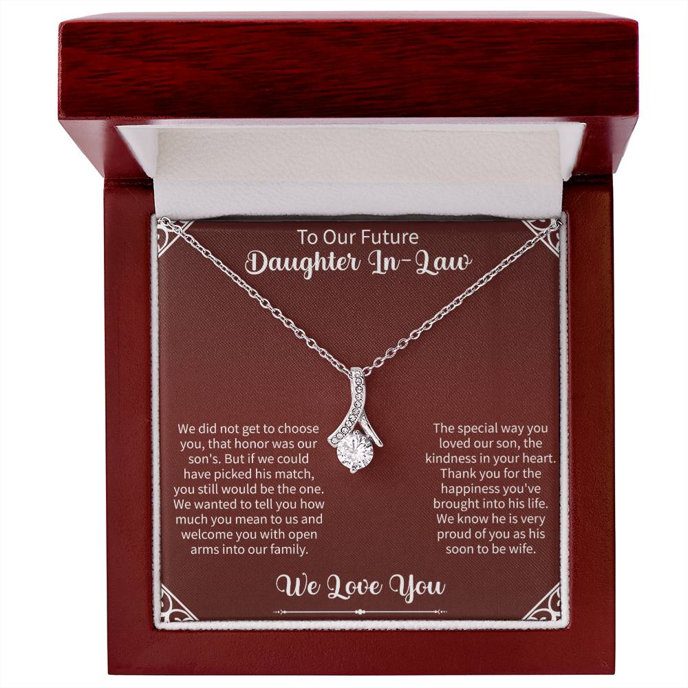 To Our Future Daughter In - Law Alluring Beauty Necklace - Beauty Belliss