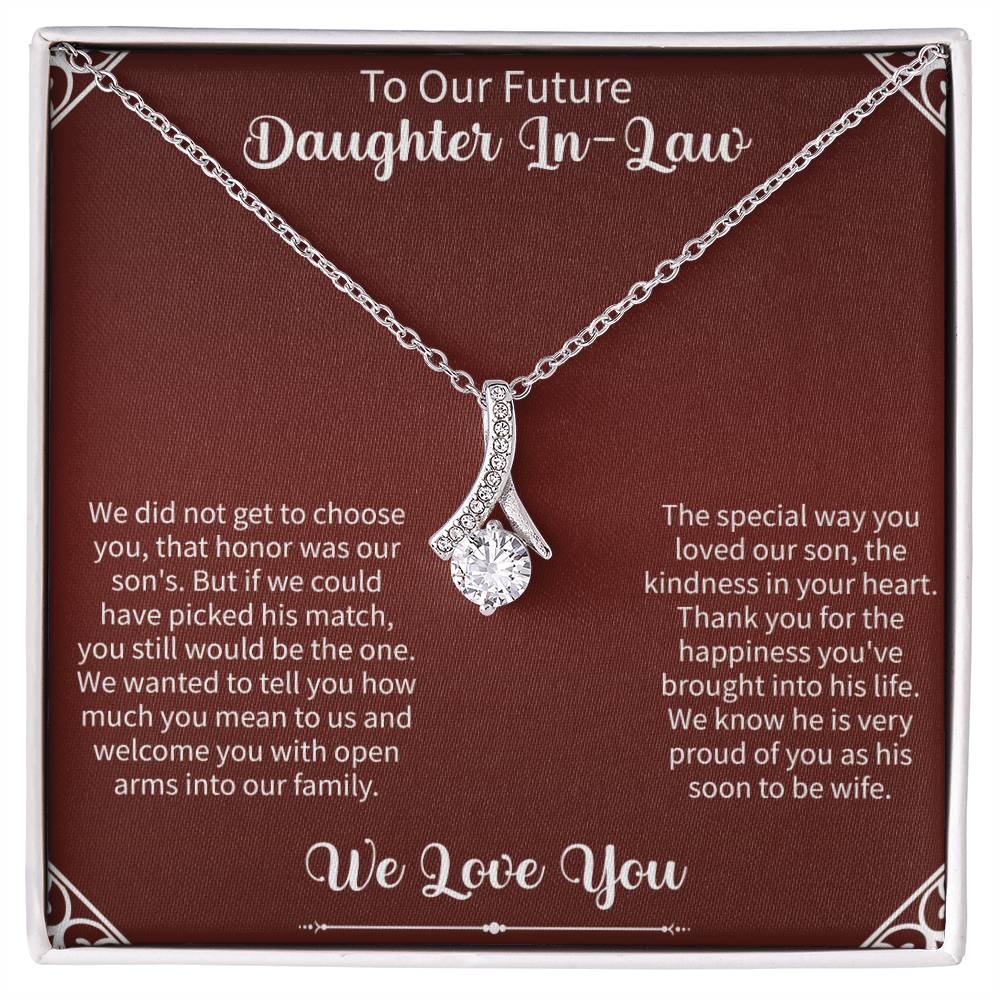 To Our Future Daughter In - Law Alluring Beauty Necklace - Beauty Belliss
