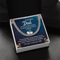 To the best Dad Cuban Link Chain - Fathers day gift - Beauty Belliss