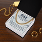 To the best Dad Cuban Link Chain - Fathers day gifts - Beauty Belliss