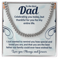 To the best Dad Cuban Link Chain - Fathers day gifts - Beauty Belliss