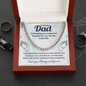 To the best Dad Cuban Link Chain - Fathers day gifts - Beauty Belliss