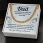 To the best Dad Cuban Link Chain - Fathers day gifts - Beauty Belliss