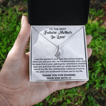 To the best future mother in law necklace - Mother In Law Gift, Mother Of The Groom Gift, Mother Of The Groom Necklace, Mother In Law Gift Bride, Jewelry Necklace - Beauty Belliss