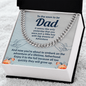 To the soon to be Dad Cuban Link Chain - Fathers day gifts - Beauty Belliss