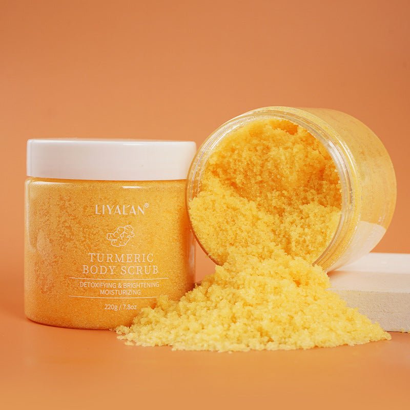 Turmeric Facial Scrub 220g – Exfoliating & Softening Body and Face Scrub for Radiant, Smooth Skin - Beauty Belliss